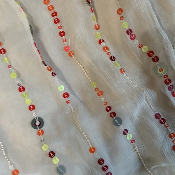 Anthropologie love Sam beaded sequin halter dress - Picture 7 of 11